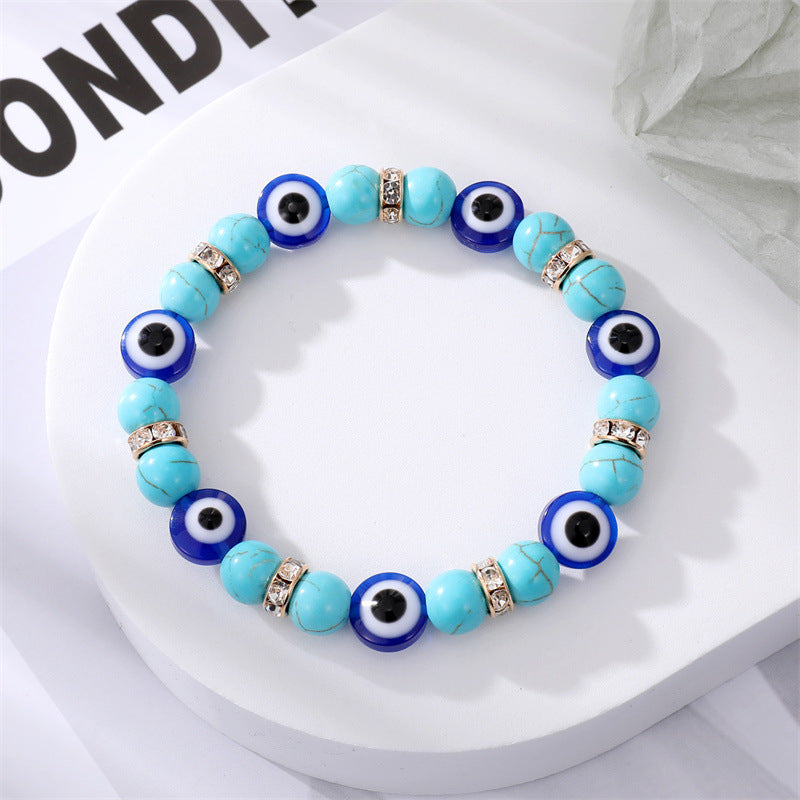 Wholesale Devil's Eye Resin Bracelet